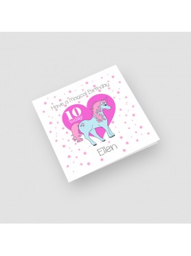 10th Birthday Unicorn Card