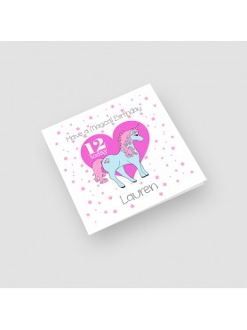 12th Birthday Unicorn Card